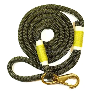 Rugged Hudson Leash: Gold Olive