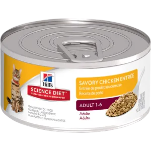 Science Diet Adult Savory Chicken Entree Wet Cat Food