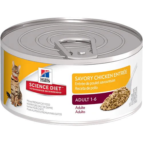 Science Diet Adult Savory Chicken Entree Wet Cat Food