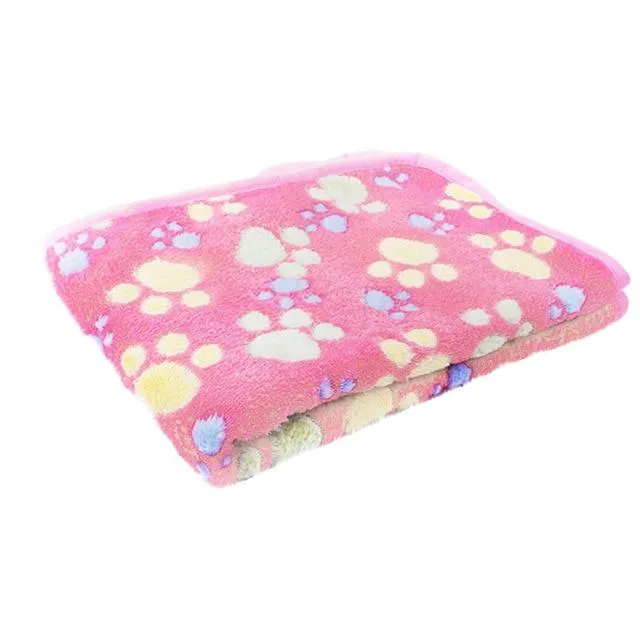 Soft Flannel Cat Sleeping Blanket