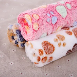 Soft Flannel Cat Sleeping Blanket