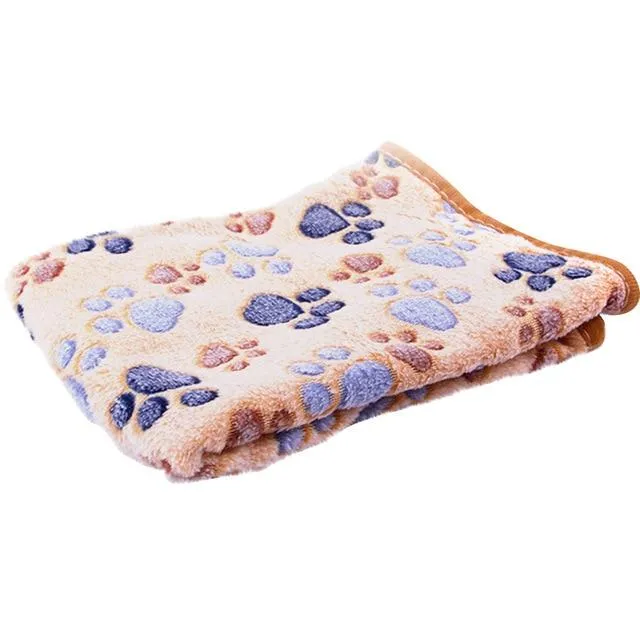 Soft Flannel Cat Sleeping Blanket