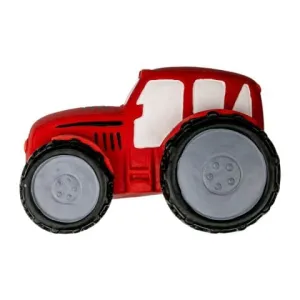 Territory Latex Red Tractor Dog Toy