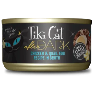 Tiki Cat After Dark Chicken & Quail Egg Recipe Canned Cat Food