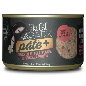 Tiki Cat After Dark Pate  Chicken & Beef Grain-Free Wet Food for Cats