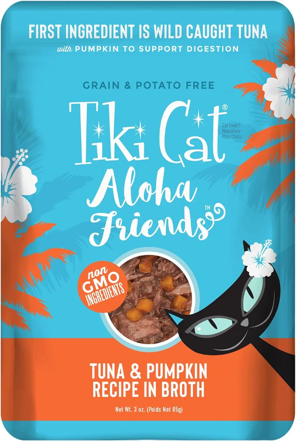 Tiki Cat Aloha Friends Tuna Pumpkin (3 oz x 12 cans)