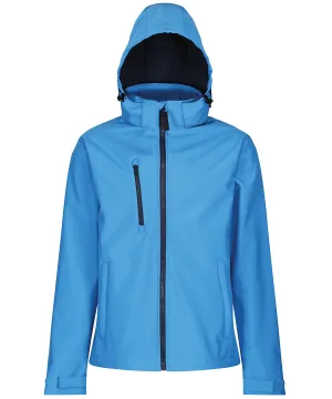 Venturer 3-layer hooded softshell jacket | French Blue/Navy