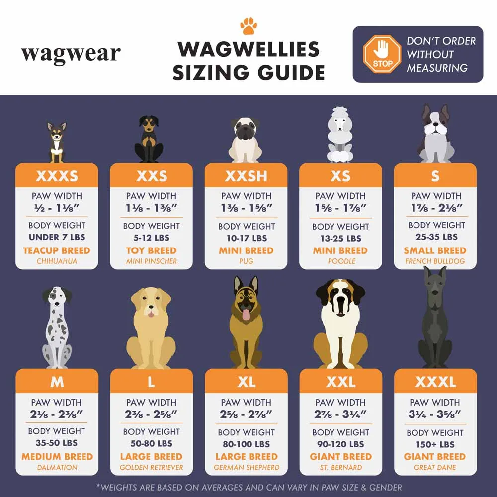 Wagwear WagWellies Mojave Dog Boots (Sage)