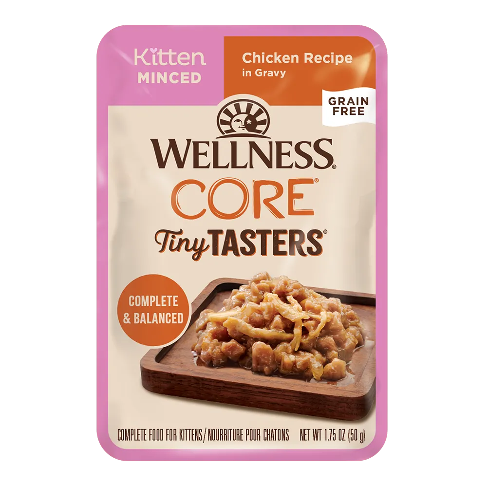 Wellness Cat Core Tiny Tasters Kitten Minced Chicken 1.75oz