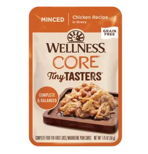 Wellness CORE® Tiny Tasters™ Minced Chicken 1.75-oz Pouch, Wet Cat Food