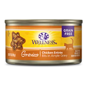 Wellness Gravies Chicken Dinner Wet Cat Food