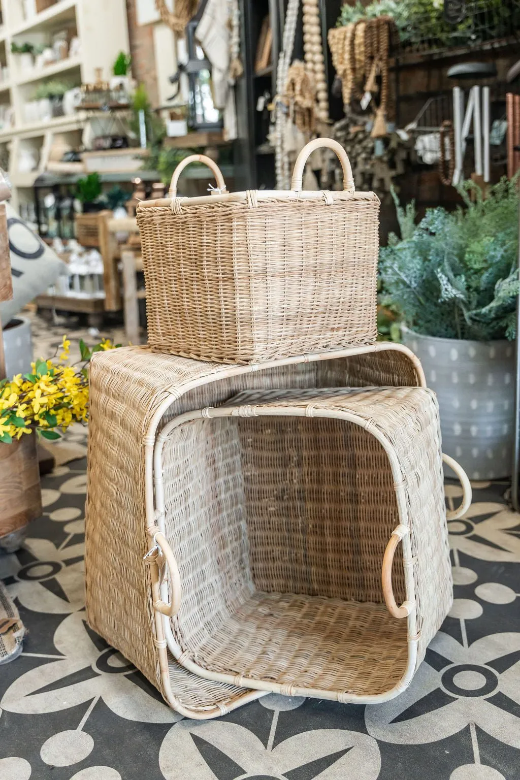 Wicker Nesting Baskets