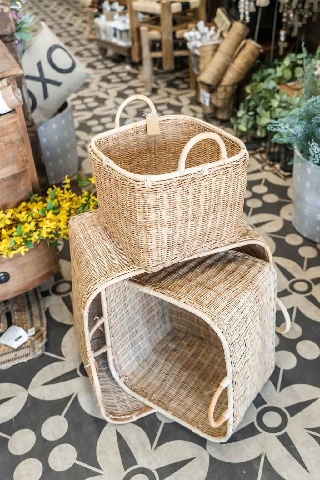 Wicker Nesting Baskets