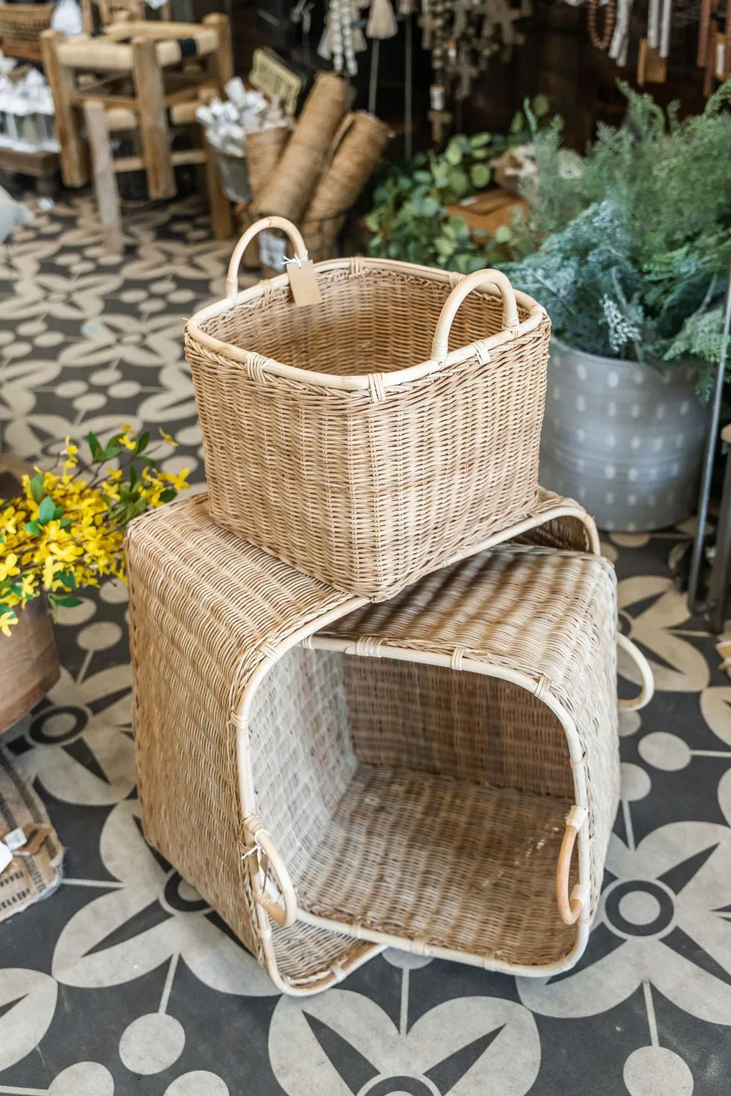 Wicker Nesting Baskets