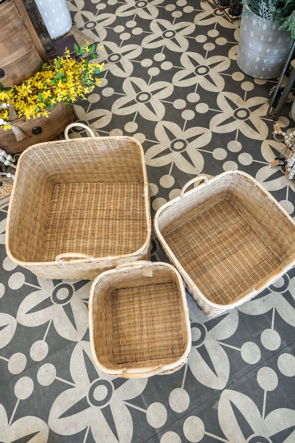 Wicker Nesting Baskets